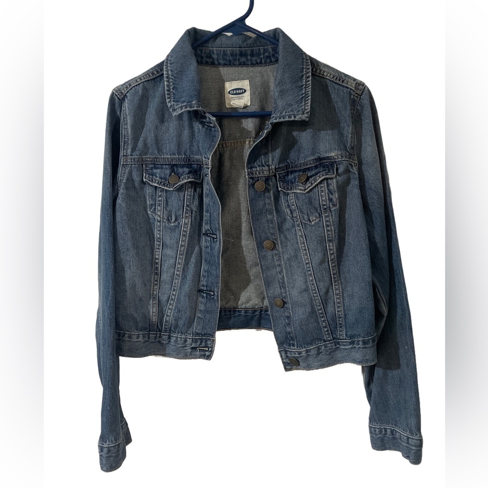 Old Navy Crop Jean Jacket M